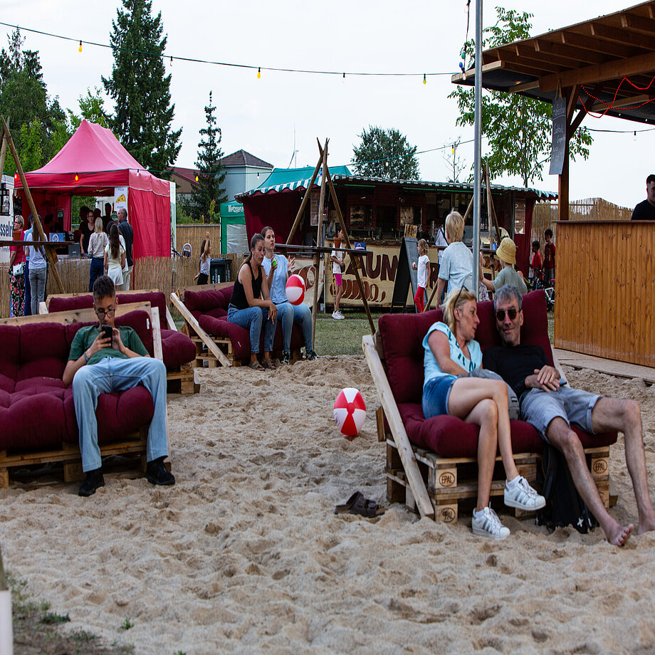 Strandbar beim Hafenfest