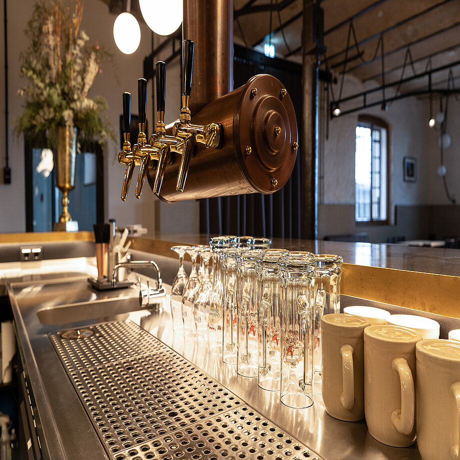 Tresen in der Bar beim InCa Inklusionscatering Mainfranken