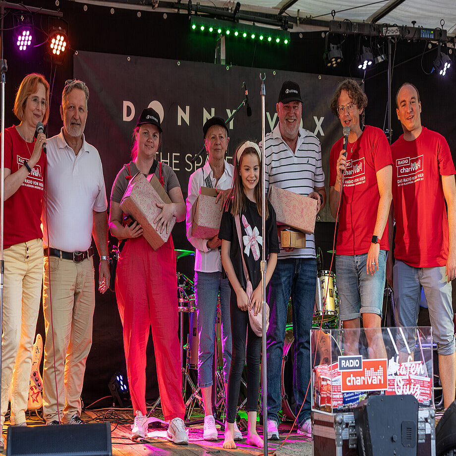 Siegerehrung auf dem Hafenfest