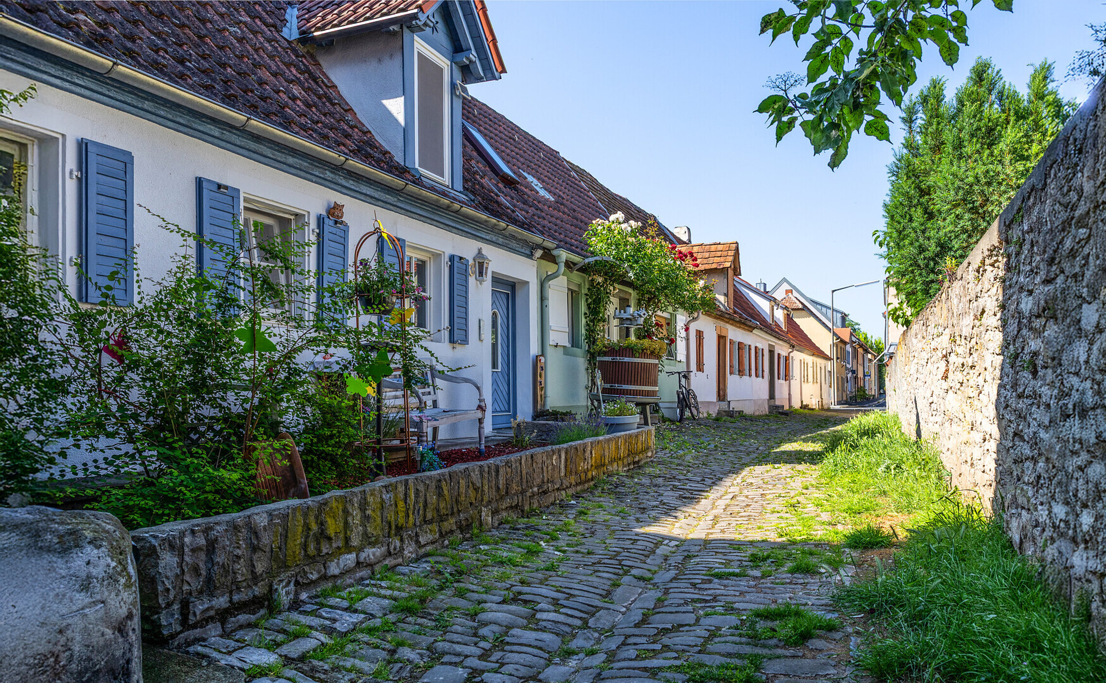 Das Hafenviertel in Marktsteft Das Hafenviertel in Marktsteft